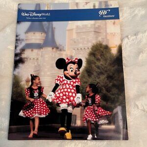 2/$35 Walt Disney World AAA Vacations Travel Guide Parks Resorts Brochure 2008